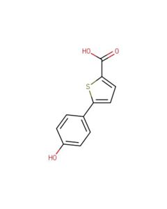 Astatech 5-(4-HYDROXYPHENYL)THIOPHENE-2-CARBOXYLIC ACID, 95.00% Purity, 0.25G